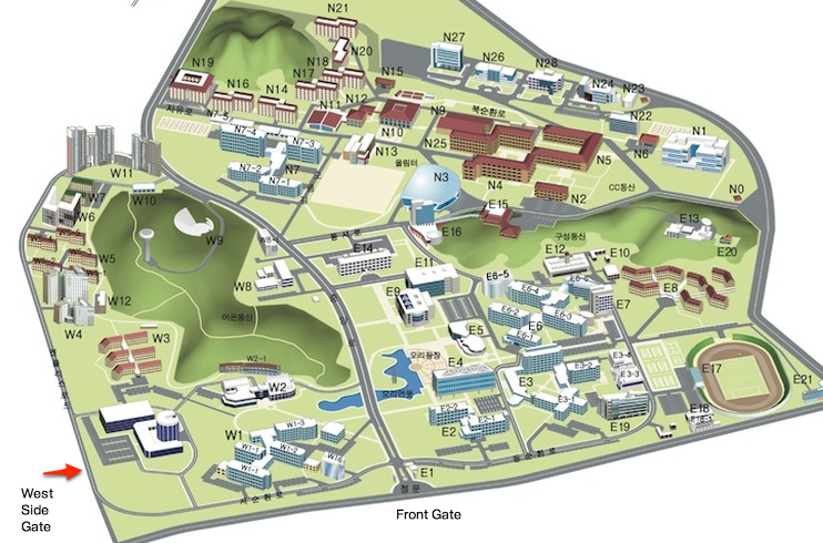 KAIST Campus Map